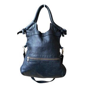 Anna Corinna Black Leather Bag